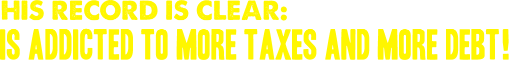 His Record Is Clear: John Lowndes Is Addicted To More Taxes And More Debt!